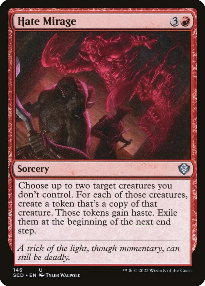 2022 Starter Commander Decks Hate Mirage uncommon #146 uncommon card image