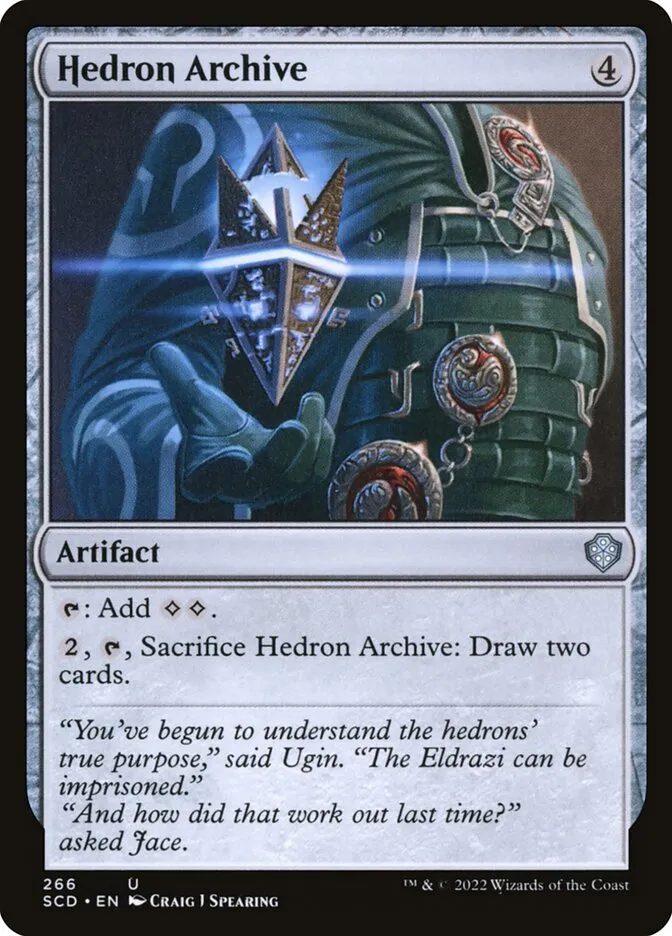 2022 Starter Commander Decks Hedron Archive #266 uncommon card image