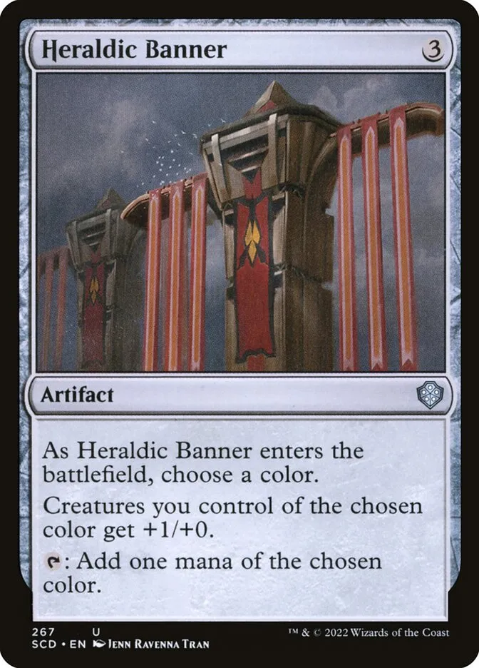 2022 Starter Commander Decks Heraldic Banner #267 uncommon card image