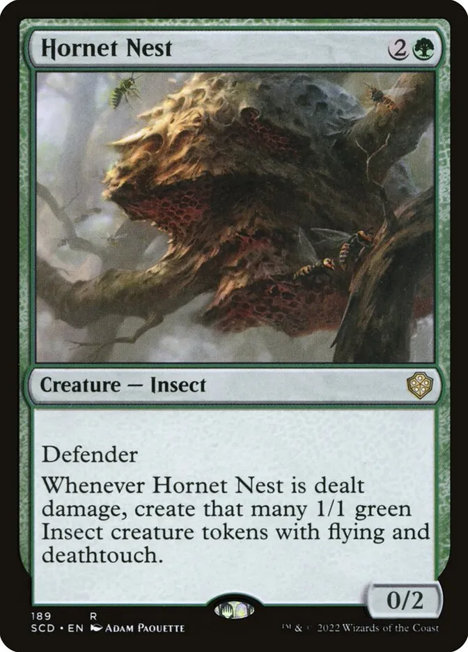2022 Starter Commander Decks Hornet Nest #189 rare card image