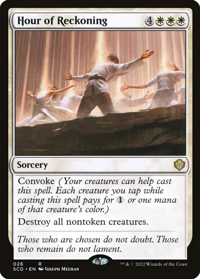 2022 Starter Commander Decks Hour of Reckoning rare #26 rare card image