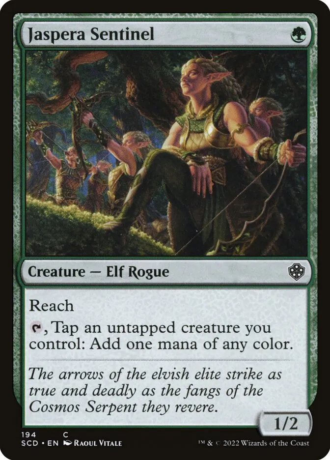 2022 Starter Commander Decks Jaspera Sentinel common #194 common card image