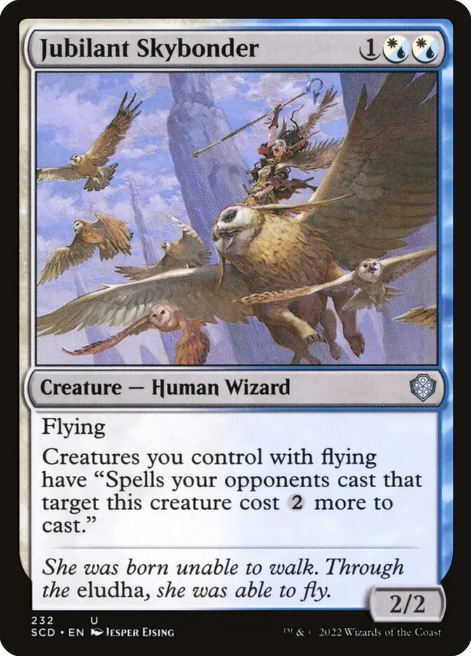 2022 Starter Commander Decks Jubilant Skybonder uncommon #232 uncommon card image