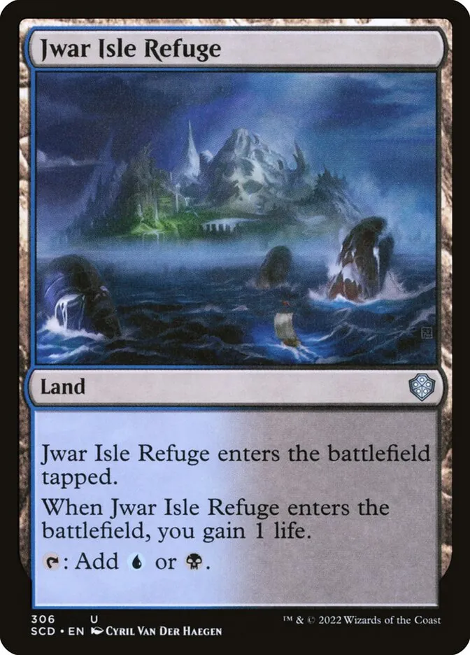 2022 Starter Commander Decks Jwar Isle Refuge #306 uncommon card image