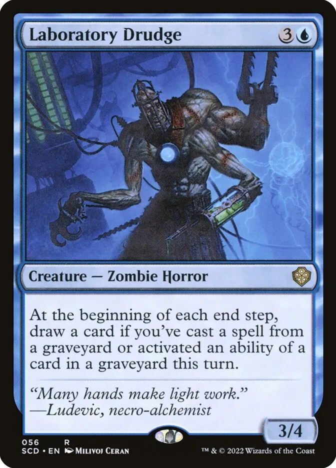 2022 Starter Commander Decks Laboratory Drudge rare #56 rare card image