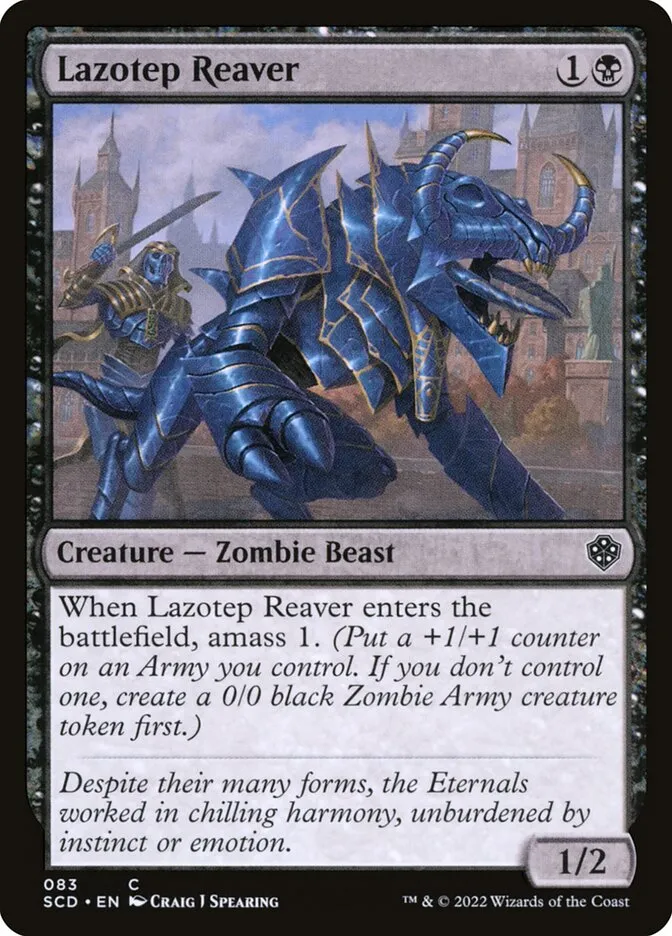 2022 Starter Commander Decks Lazotep Reaver #83 common card image