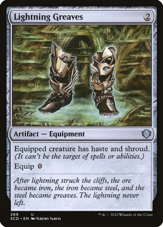 2022 Starter Commander Decks Lightning Greaves uncommon #269 uncommon card image
