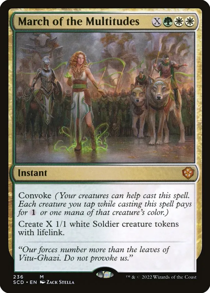 2022 Starter Commander Decks March of the Multitudes #236 mythic card image