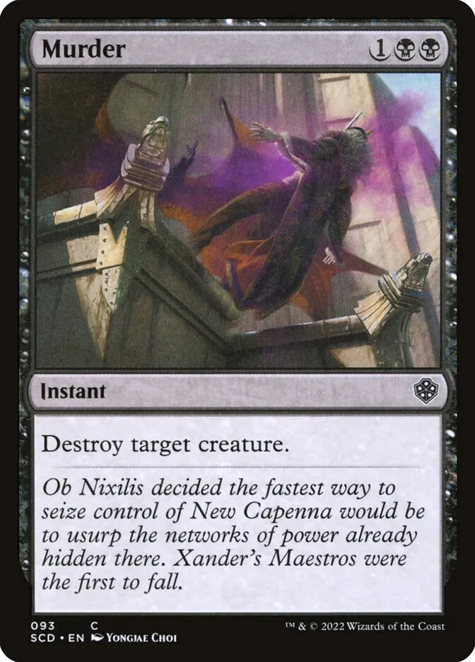 2022 Starter Commander Decks Murder common #93 common card image