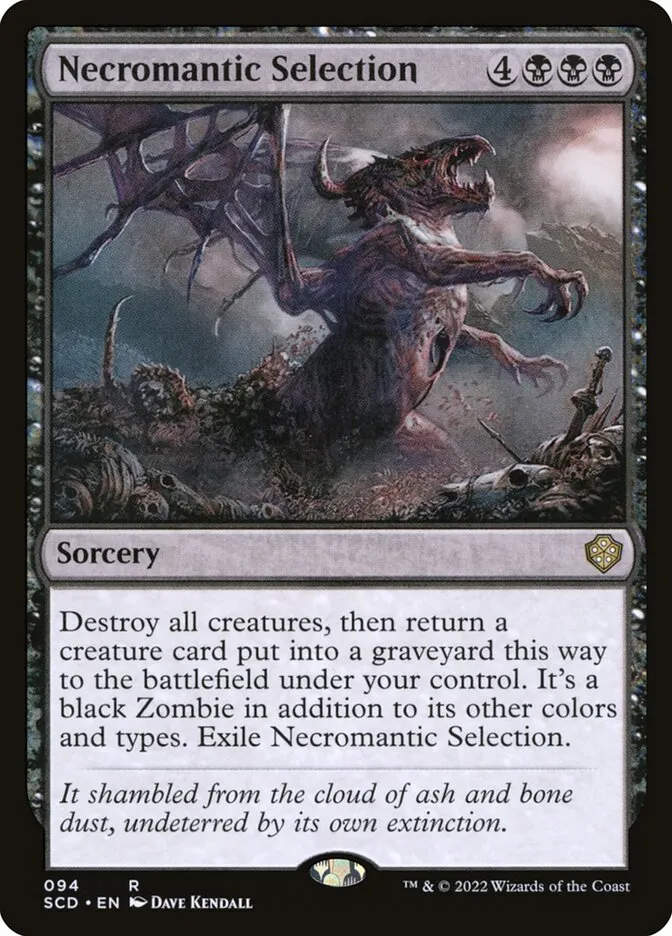 2022 Starter Commander Decks Necromantic Selection rare #94 rare card image