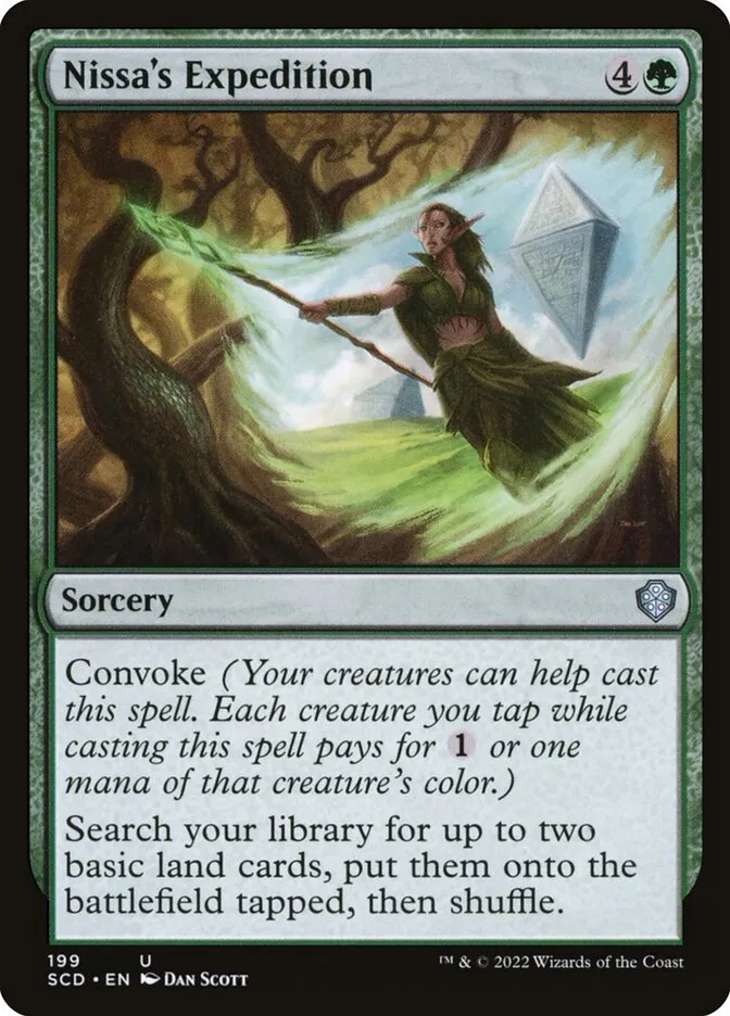 2022 Starter Commander Decks Nissa's Expedition uncommon #199 uncommon card image