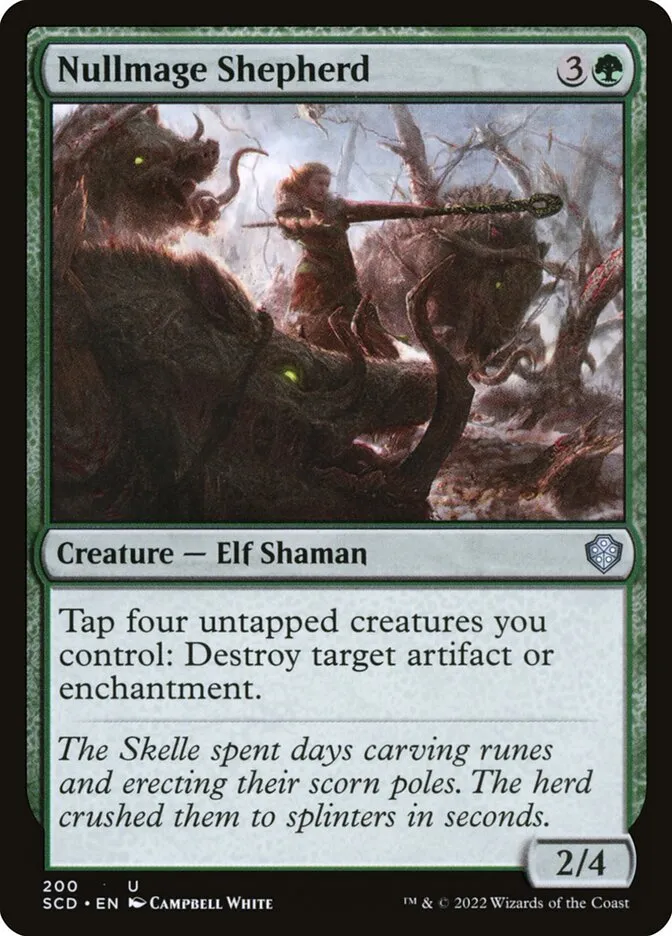 2022 Starter Commander Decks Nullmage Shepherd uncommon #200 uncommon card image