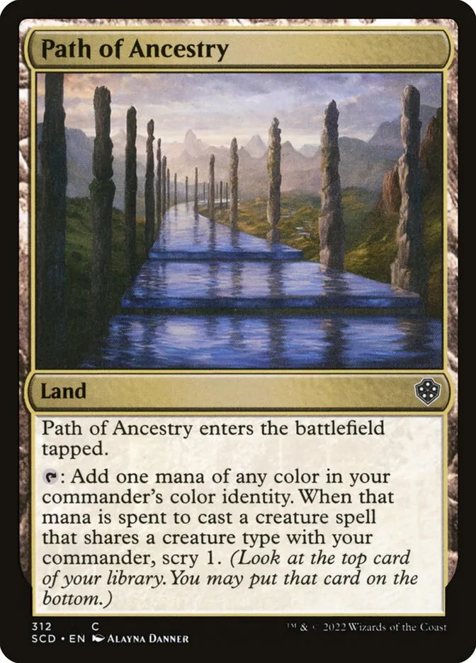 2022 Starter Commander Decks Path of Ancestry #312 common card image