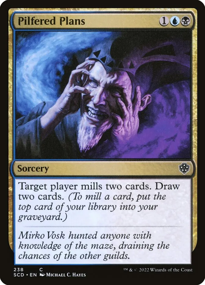 2022 Starter Commander Decks Pilfered Plans common #238 common card image