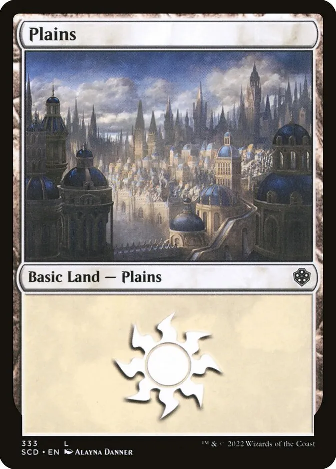 2022 Starter Commander Decks Plains common #333 common card image
