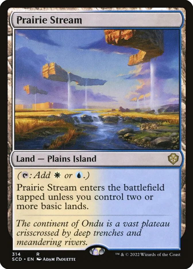 2022 Starter Commander Decks Prairie Stream rare #314 rare card image
