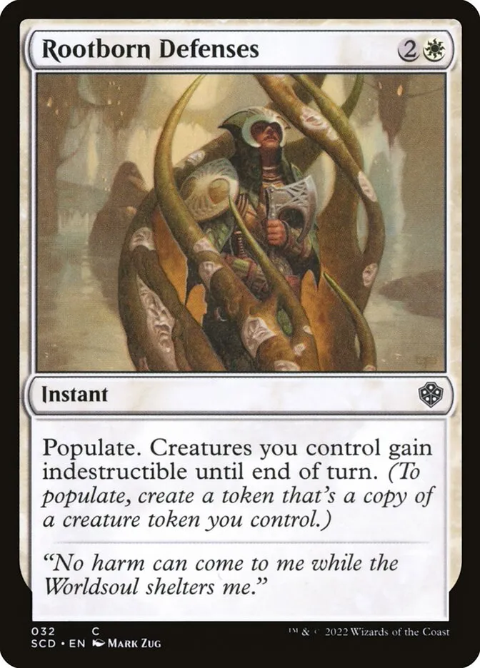 2022 Starter Commander Decks Rootborn Defenses common #32 common card image
