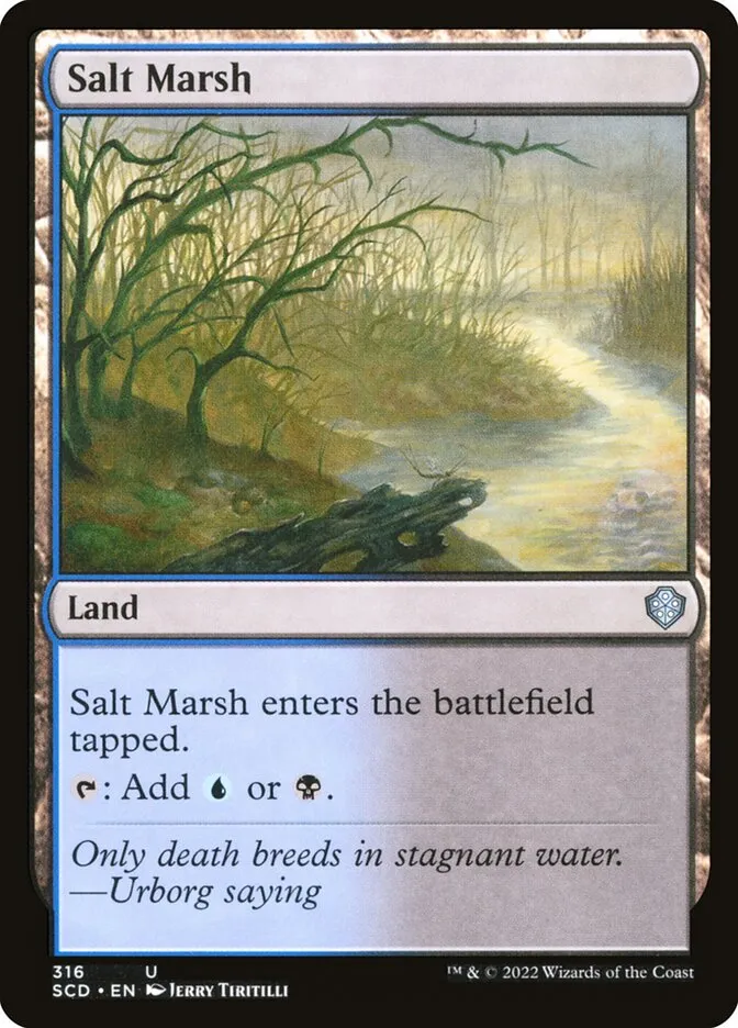2022 Starter Commander Decks Salt Marsh uncommon #316 uncommon card image
