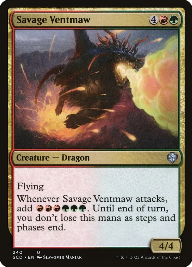 2022 Starter Commander Decks Savage Ventmaw #240 uncommon card image