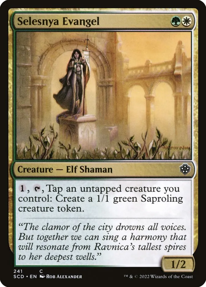 2022 Starter Commander Decks Selesnya Evangel #241 common card image