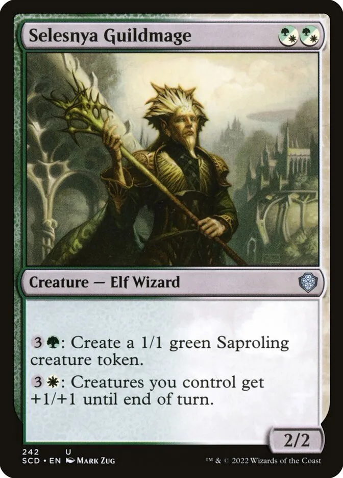 2022 Starter Commander Decks Selesnya Guildmage uncommon #242 uncommon card image