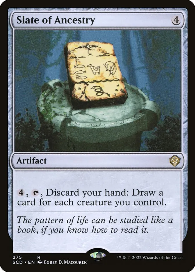 2022 Starter Commander Decks Slate of Ancestry #275 rare card image