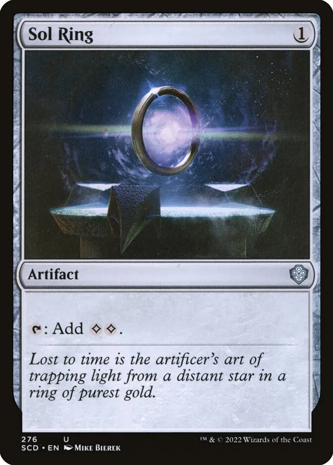 2022 Starter Commander Decks Sol Ring uncommon #276 uncommon card image