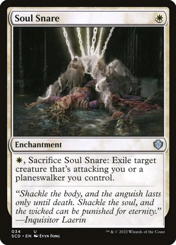 2022 Starter Commander Decks Soul Snare uncommon #34 uncommon card image