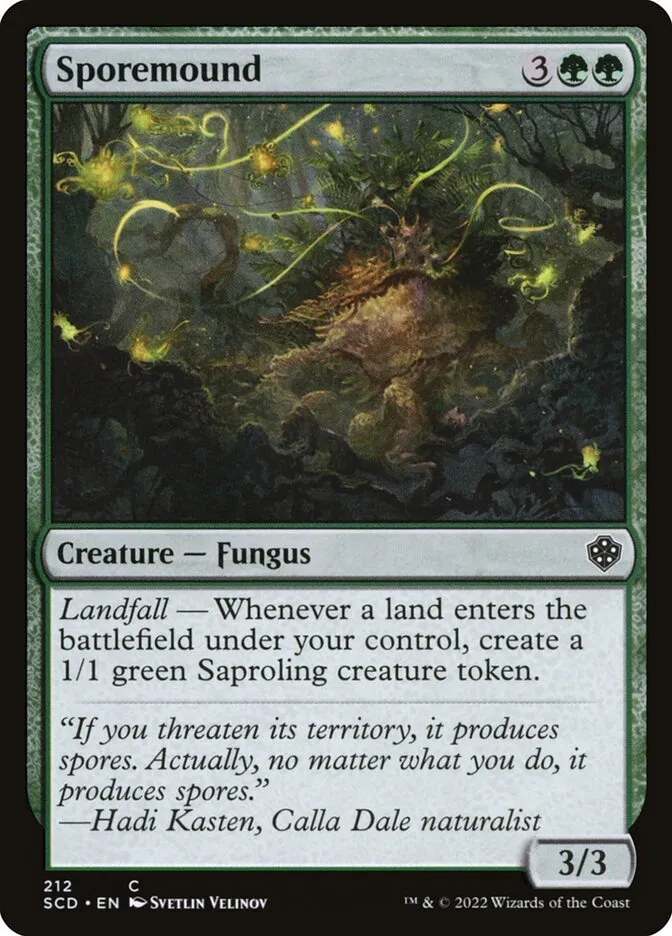 2022 Starter Commander Decks Sporemound common #212 common card image