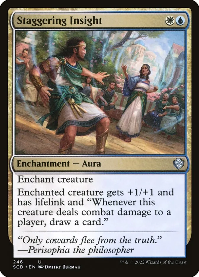 2022 Starter Commander Decks Staggering Insight uncommon #246 uncommon card image
