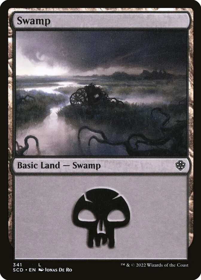 2022 Starter Commander Decks Swamp common #341 common card image