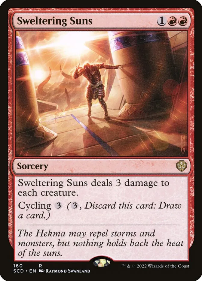 2022 Starter Commander Decks Sweltering Suns rare #160 rare card image