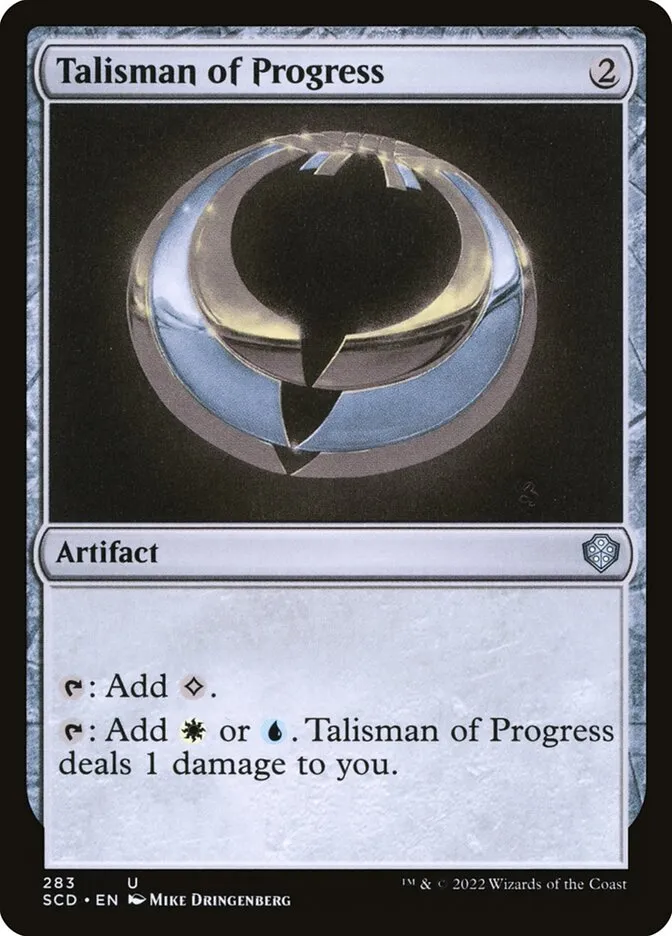 2022 Starter Commander Decks Talisman of Progress #283 uncommon card image