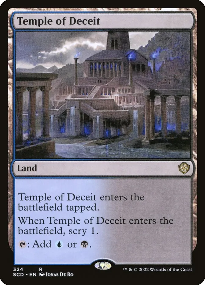 2022 Starter Commander Decks Temple of Deceit #324 rare card image