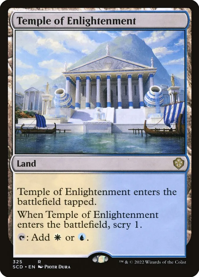 2022 Starter Commander Decks Temple of Enlightenment #325 rare card image