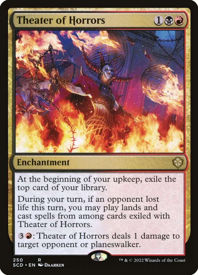 2022 Starter Commander Decks Theater of Horrors #250 rare card image