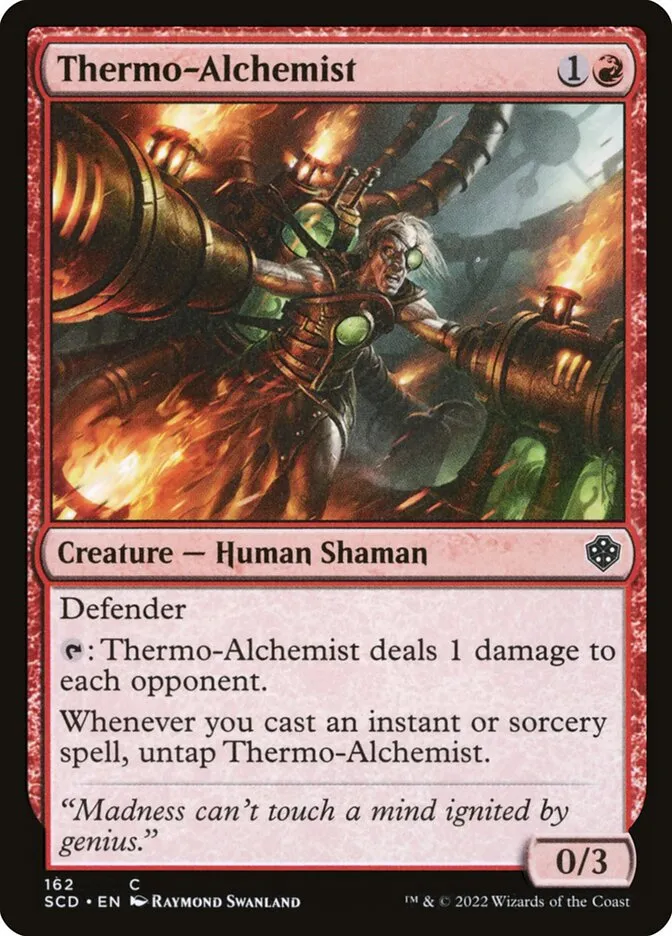 2022 Starter Commander Decks Thermo-Alchemist common #162 common card image