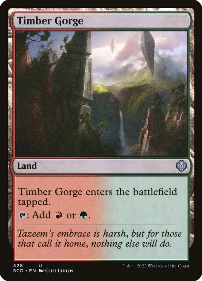 2022 Starter Commander Decks Timber Gorge uncommon #328 uncommon card image