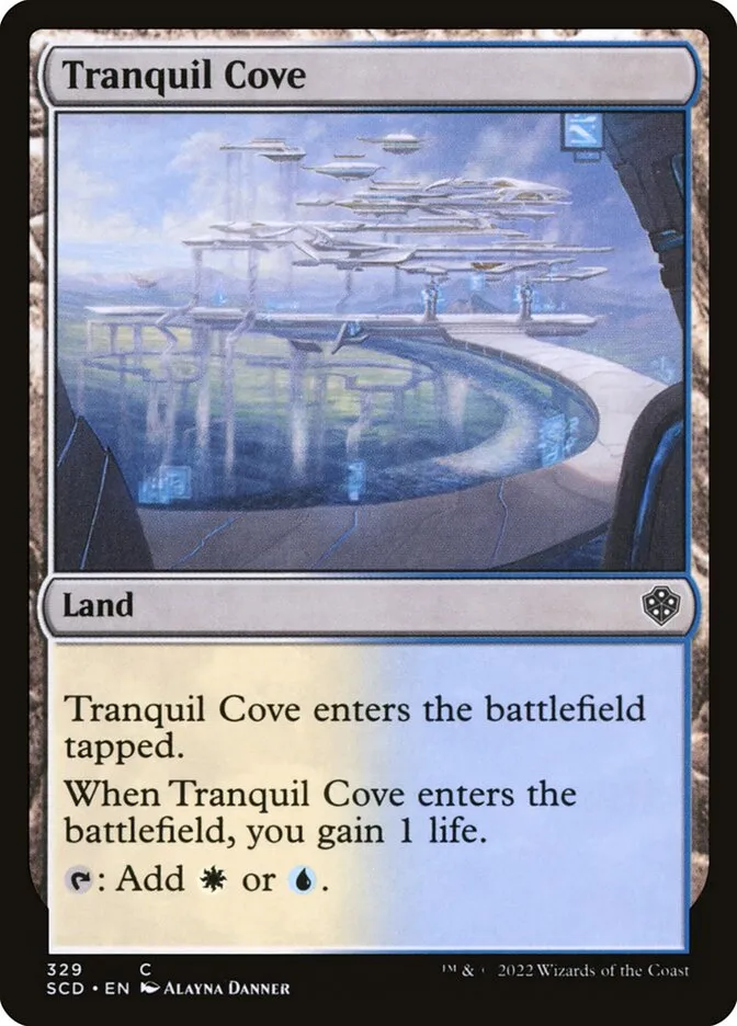 2022 Starter Commander Decks Tranquil Cove common #329 common card image