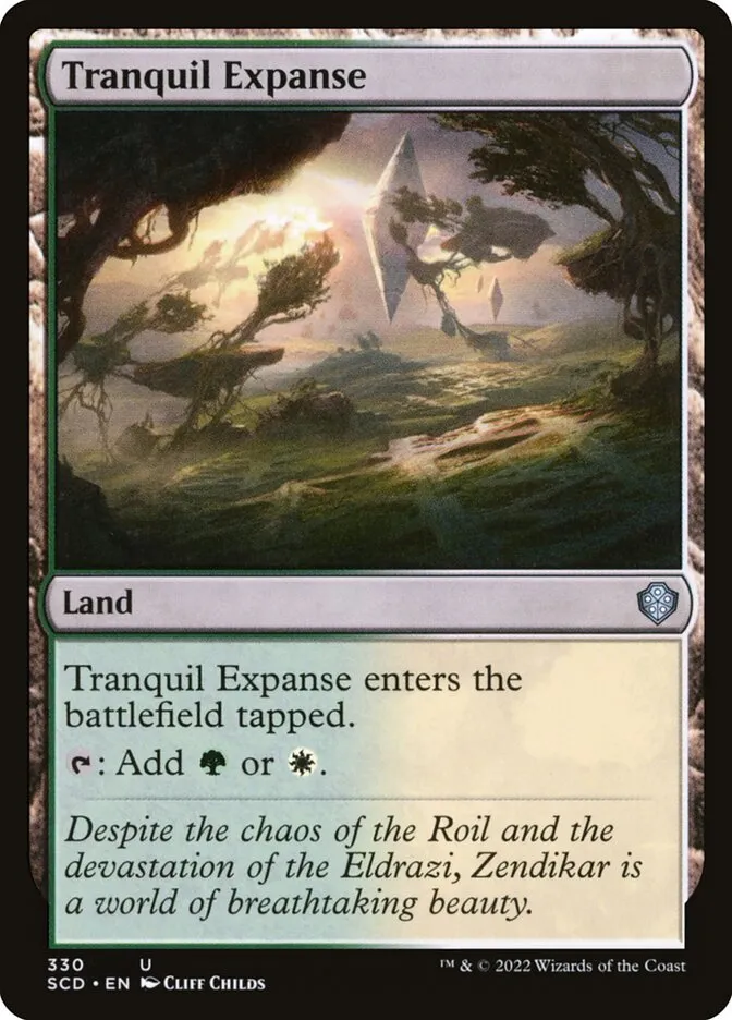 2022 Starter Commander Decks Tranquil Expanse uncommon #330 uncommon card image