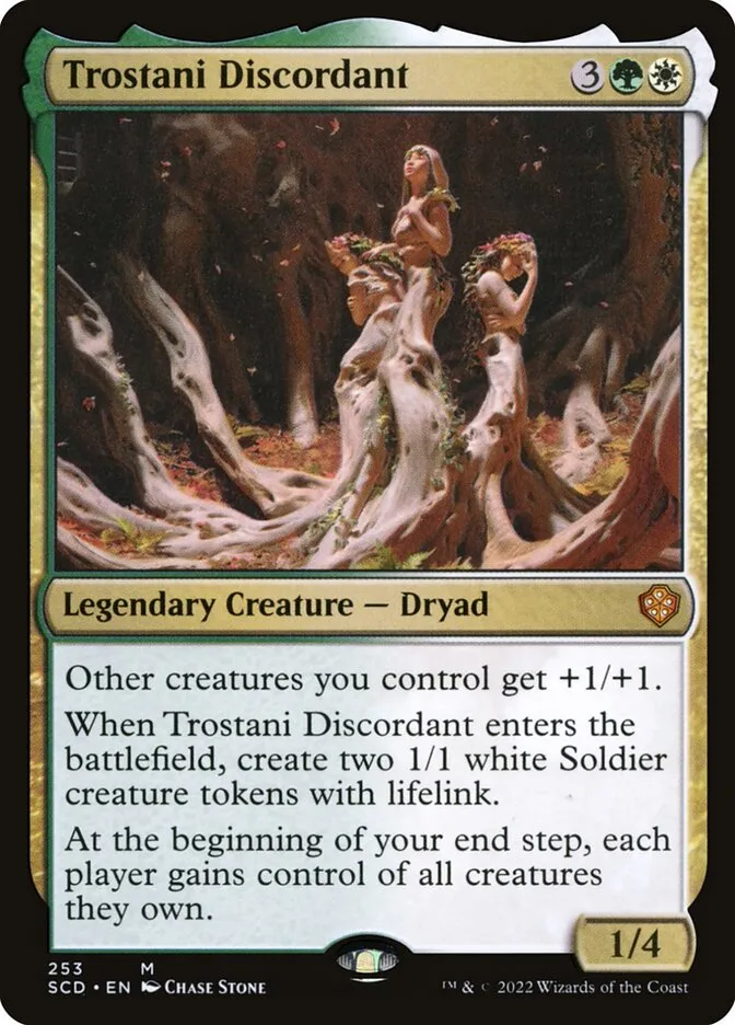 2022 Starter Commander Decks Trostani Discordant #253 mythic card image