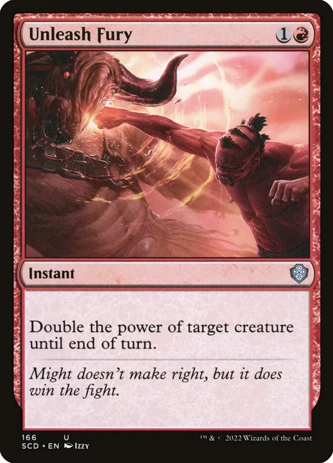 2022 Starter Commander Decks Unleash Fury #166 uncommon card image