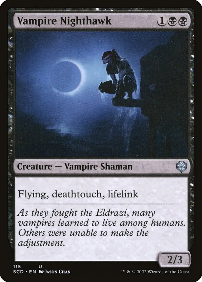 2022 Starter Commander Decks Vampire Nighthawk uncommon #115 uncommon card image