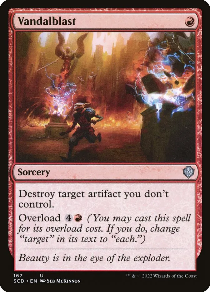 2022 Starter Commander Decks Vandalblast uncommon #167 uncommon card image