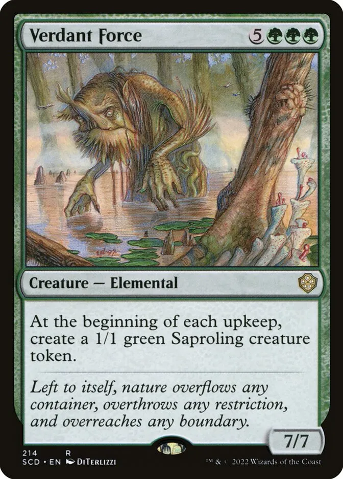 2022 Starter Commander Decks Verdant Force rare #214 rare card image