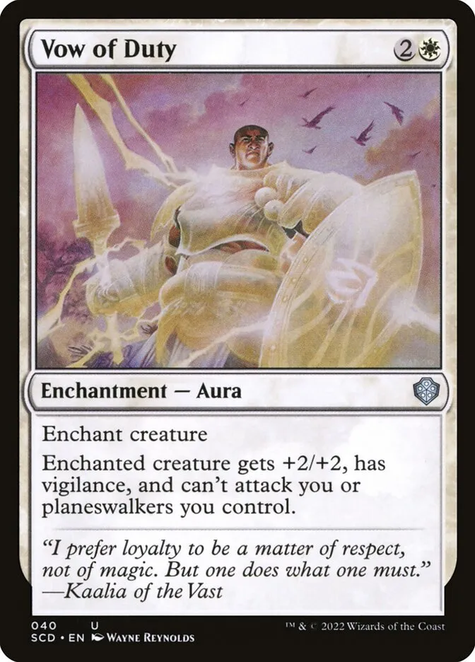 2022 Starter Commander Decks Vow of Duty uncommon #40 uncommon card image