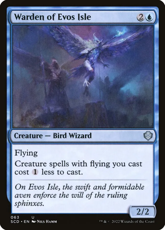 2022 Starter Commander Decks Warden of Evos Isle #63 uncommon card image