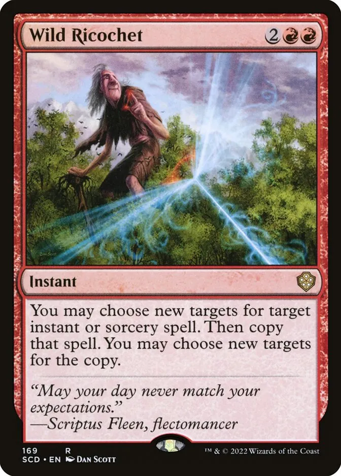 2022 Starter Commander Decks Wild Ricochet #169 rare card image