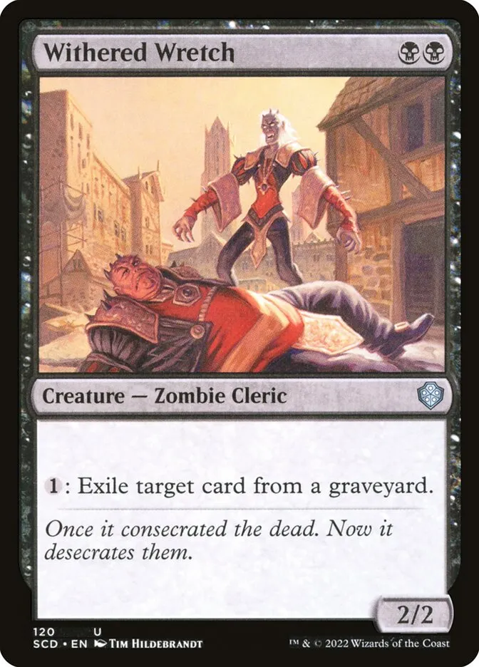 2022 Starter Commander Decks Withered Wretch uncommon #120 uncommon card image