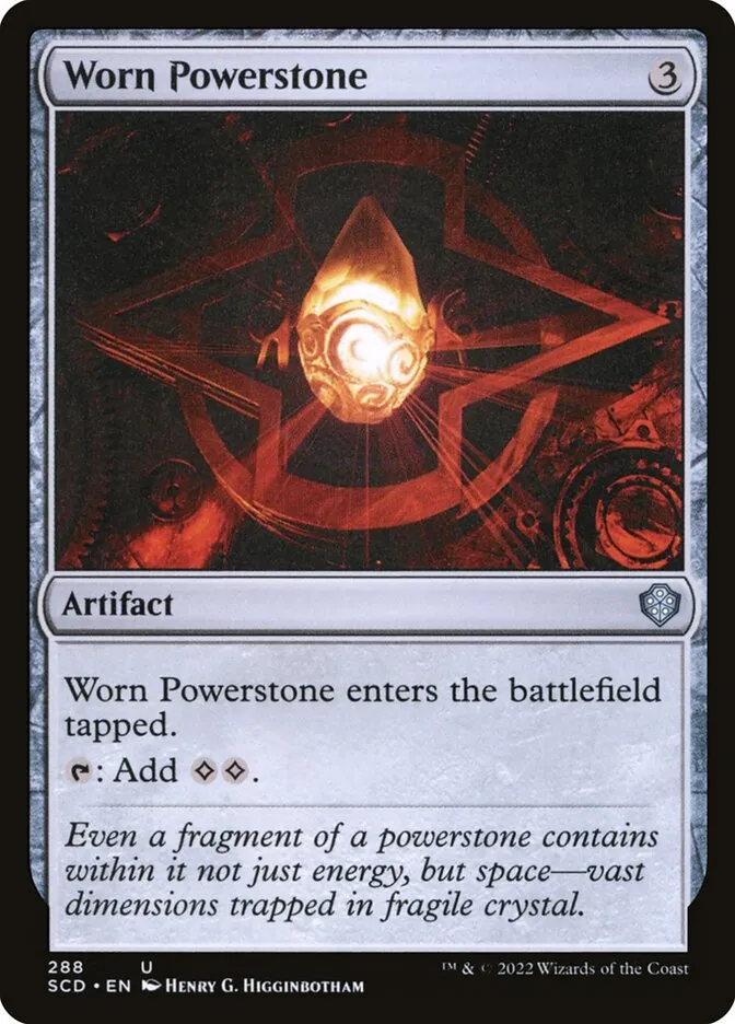 2022 Starter Commander Decks Worn Powerstone uncommon #288 uncommon card image
